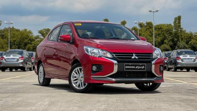 Mitsubishi Mirage Red